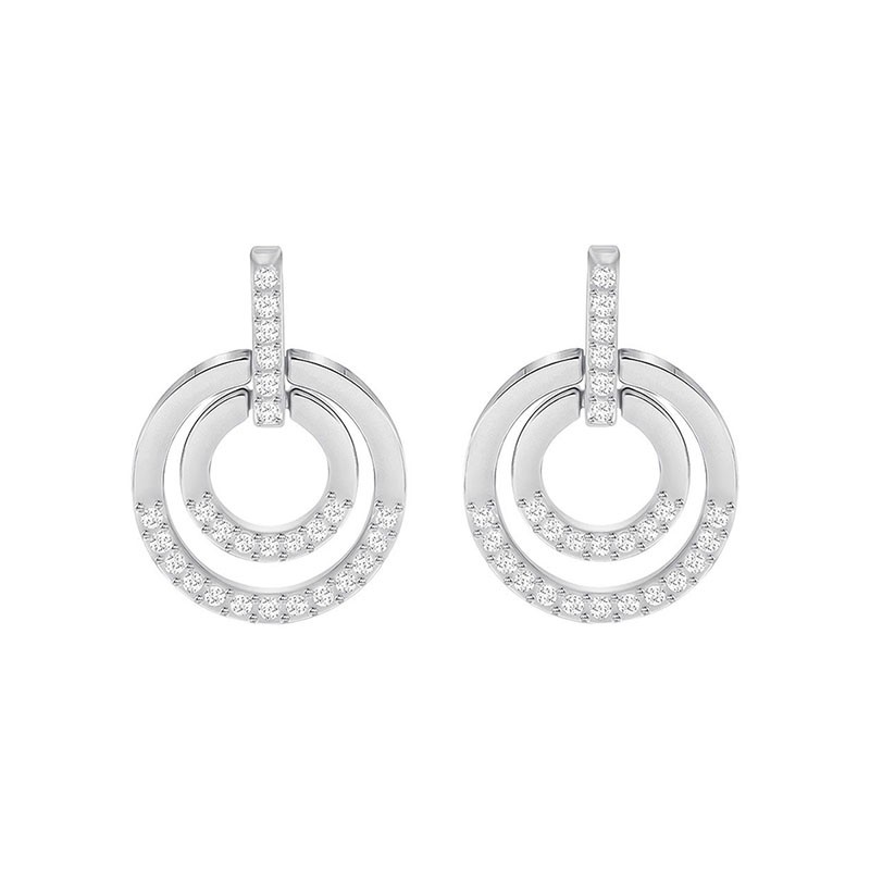 Boucles d'oreilles Swarovski Circle, argentées 5349203