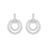 Boucles d'oreilles Swarovski Circle, argentées 5349203