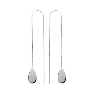 Boucles d'oreilles Carador argent 925/000e Pétale KES04379