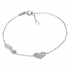 Bracelet Femme Carador Love argent 925/000 et oxydes de zirconium