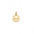 LES GEORGETTES PENDENTIF ROND DORE IBIZA 16MM 70309391900000