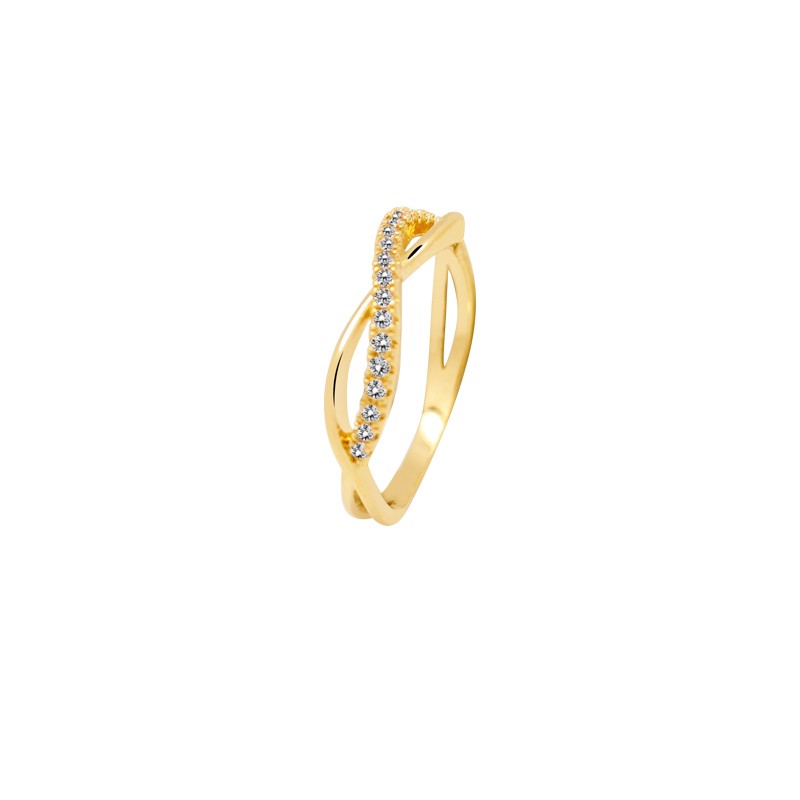 Bague Carador plaqué or jaune femme 12HP007CZ_054