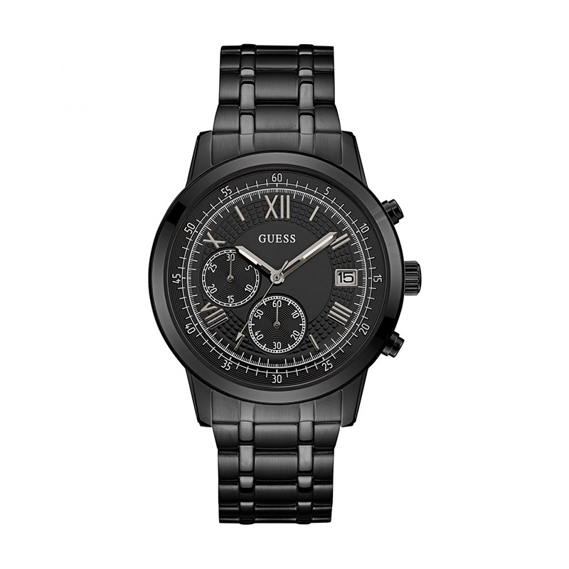 Montre Homme Guess Summit acier noir W1001G3