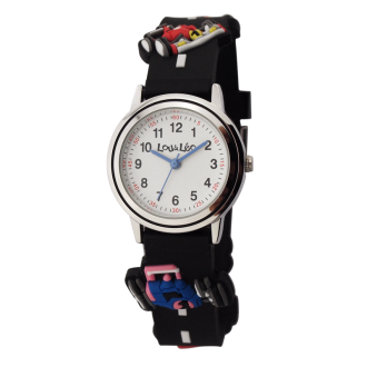 Montre garçon Lou&Léo Formule 1 plastique noir P100209-B5