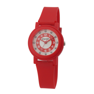 Montre enfant Lou&Léo plastique rouge P100648-B3