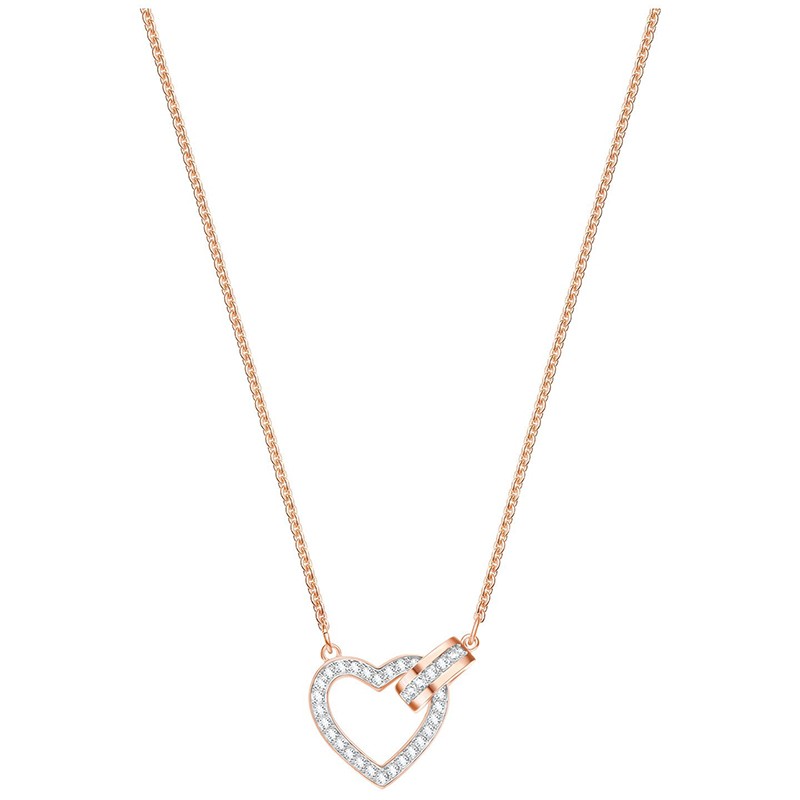 Collier Swarovski Lovely doré rose 5368540