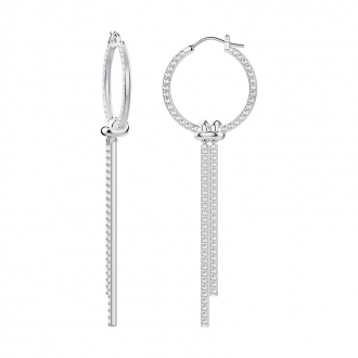 Boucles d'oreilles Créoles Swarovski Lifelong métal argenté 5392184