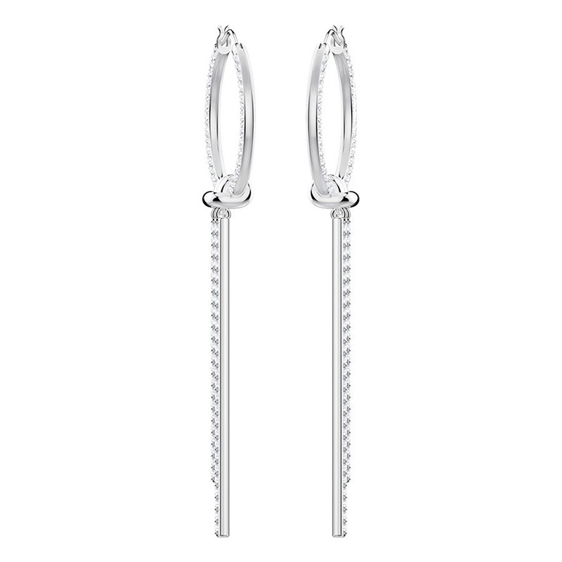 Boucles d'oreilles Créoles Swarovski Lifelong métal argenté 5392184