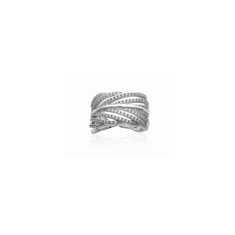 Bague Argent Plume