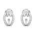 Boucles d'oreilles créoles Swarovski Lifelong métal argenté 5390814