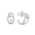 Boucles d'oreilles créoles Swarovski Lifelong métal argenté 5390814