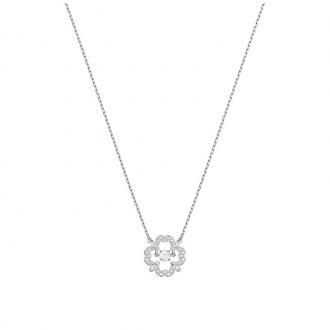 Collier femme Swarovski Sparkling Dance Flower argenté 5392759