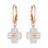 Boucles d'oreilles Femme Swarovski Latisha blanche 5420249