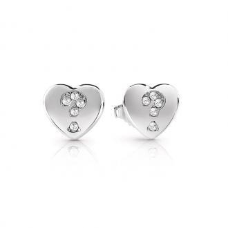 Boucles d'oreilles Guess Million Hearts argentées UBE85069