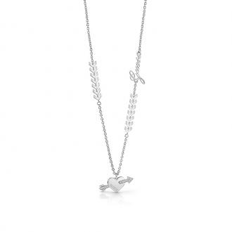 Collier Femme Guess Cupid argenté UBN85031