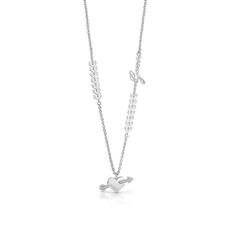 Collier Femme Guess Cupid argenté UBN85031