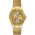 Montre Femme Guess Limelight cuir reptile doré W0775L13