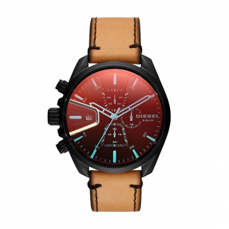 Montre Homme Diesel MS9 cuir camel DZ4471