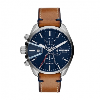 Montre Homme Diesel MS9 cuir marron DZ4470