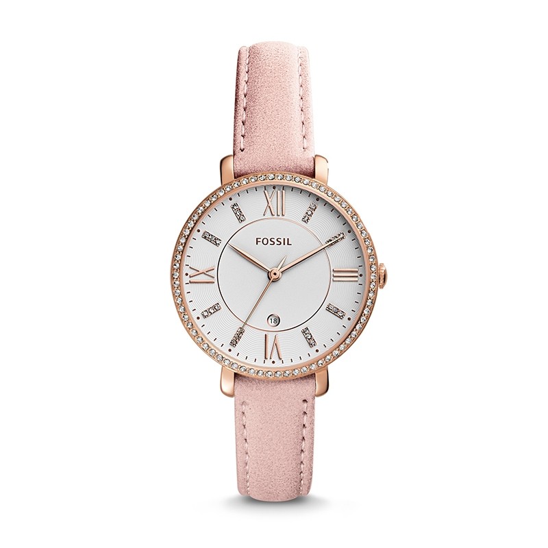 Montre Femme Fossil Jacqueline cuir rose ES4303