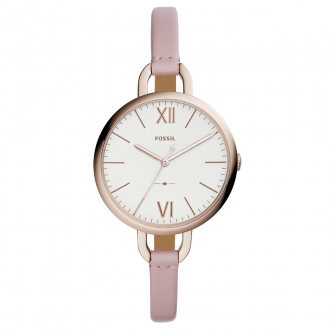 Montre Femme Fossil Annette cuir rose ES4356