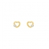 Boucles d’oreilles Carador Or jaune 375/000e et zircons 124360A27