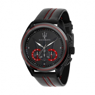 Montre Homme Maserati Traguardo noire et rouge R8871612023