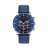 Montre Homme Pierre Lannier Chrono cuir bleu 224G166