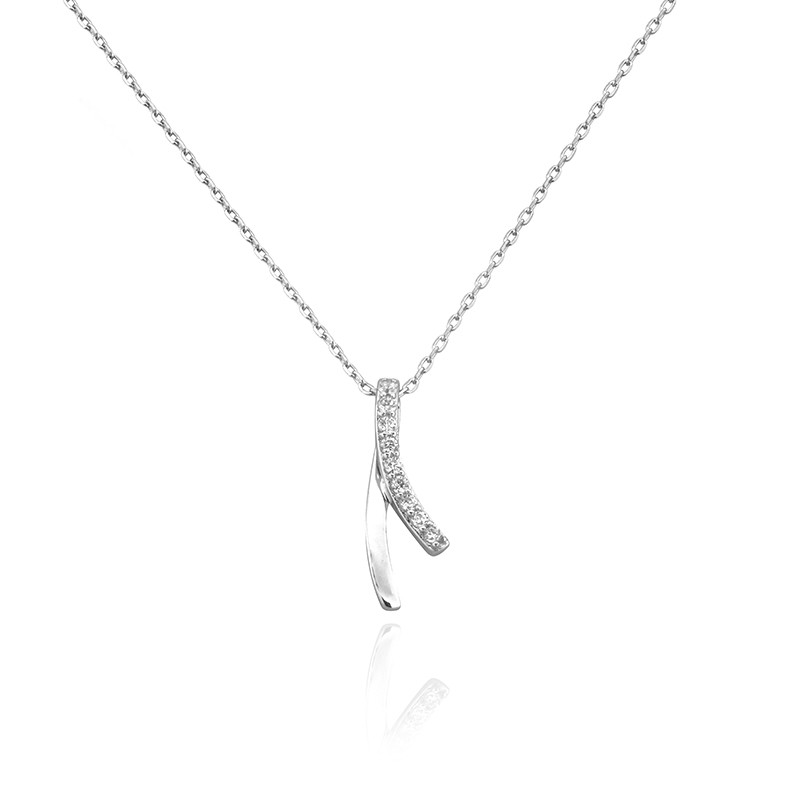 Collier Femme Carador argent 925/000 et oxydes de zirconium RNS00187