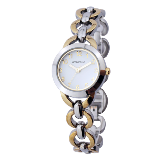 Montre Femme Amporelle métal bicolore P100516-B2