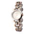 Montre Femme Amporelle métal argentée et dorée rose P100516-C2