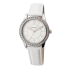 Montre Femme Amporelle cuir blanc P100550-B3