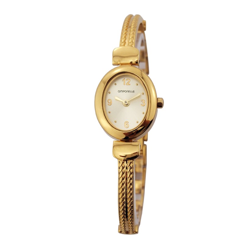 Montre Femme Amporelle métal dorée P100554-C2