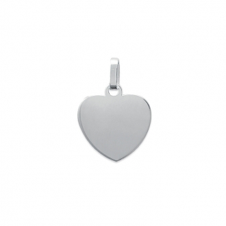 Pendentif Carador coeur grande taille argent 925/000