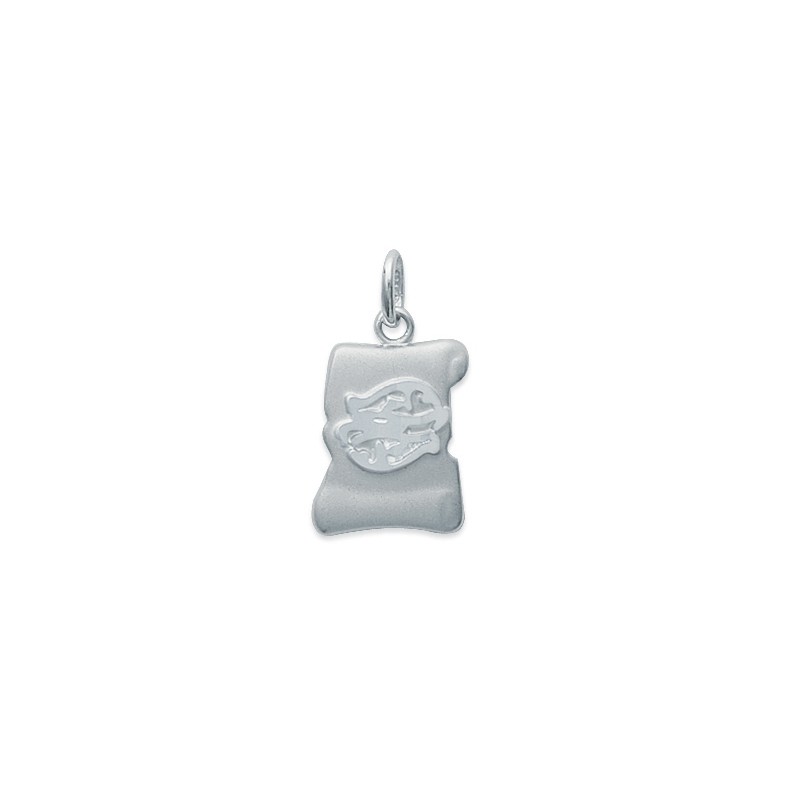 Pendentif Carador signe astrologique Poisson argent 925/000