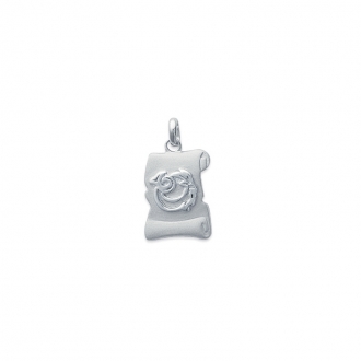 Pendentif Carador signe astrologique Capricorne argent 925/000