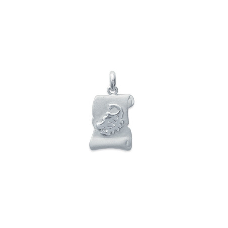 Pendentif Carador zodiaque Scorpion argent 925/000
