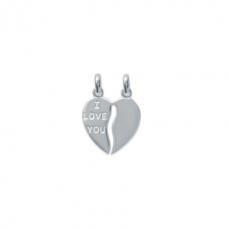 Pendentif Carador I love You Argent 925/000e