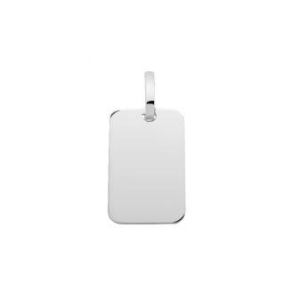 Pendentif Carador plaque rectangulaire Argent 925/000 MPN5904A