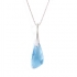 Collier Indicolite Wing cristal bleu CO-WING-202