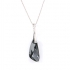 Collier Indicolite Wing cristal gris CO-WING-SINI