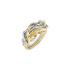 Bague Femme Jourdan Bijoux plaqué or bicolore BR 067