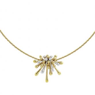 Collier femme Jourdan Bijoux Artifice plaqué or bicolore BR 145