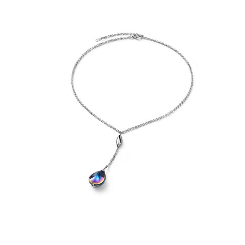 Collier  Baccarat Fleurs de Psydélic scarabée bleu 2805022