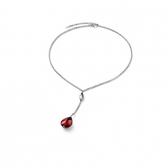 Collier  Baccarat Fleurs de Psydélic rouge irisé 2610122