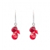 Boucles d'oreilles Indicolite Helen cristal rouge DO-HELEN-208