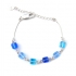 Bracelet Indicolite Cube bleu BR-CUBE-206