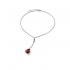 Collier  Baccarat Fleurs de Psydélic rouge irisé 2610122