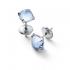 Boucles d'oreilles Baccarat Mini Médicis aqua 2811644