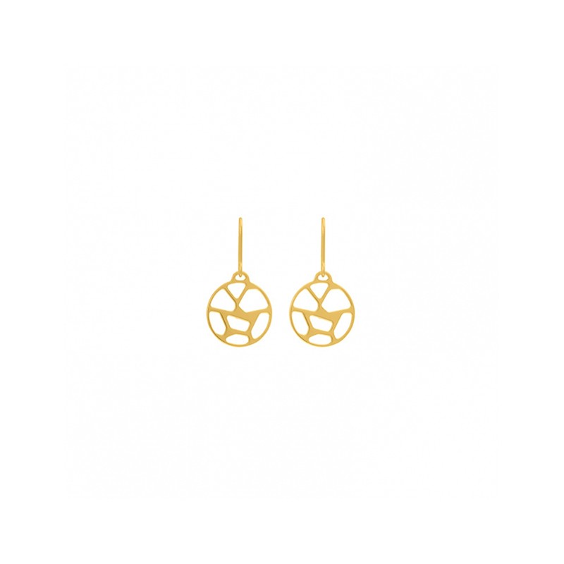 Boucles d'oreilles Les Georgettes dormeuses Girafe finition or 70318921900000